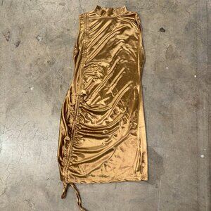 Copper Ruched Dress ON-D86